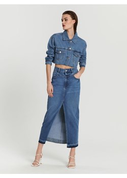 Sinsay - Spódnica jeansowa maxi - niebieski ze sklepu Sinsay w kategorii Spódnice - zdjęcie 170152866
