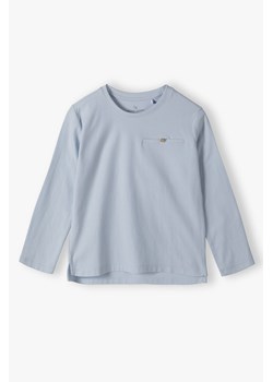 Niebieska elegancka bluzka z długim rękawem - Lincoln&Sharks ze sklepu 5.10.15 w kategorii Bluzki dziewczęce - zdjęcie 170154418