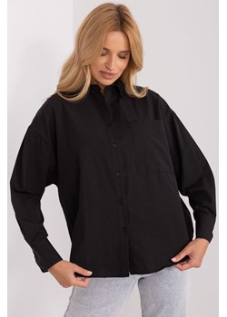 Asymetryczna koszula oversize czarna ze sklepu 5.10.15 w kategorii Koszule damskie - zdjęcie 170154635