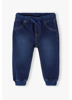 Dzianinowe spodnie jogery z imitacji jeansu - 5.10.15. ze sklepu 5.10.15 w kategorii Spodnie dziewczęce - zdjęcie 170154675
