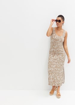 Długa sukienka z rozcięciem, ze zrównoważonej wiskozy ze sklepu bonprix w kategorii Sukienki - zdjęcie 170159939