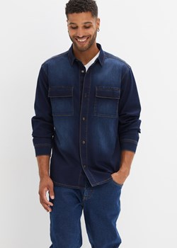 Kurtka koszulowa dżinsowa Loose Fit ze sklepu bonprix w kategorii Kurtki męskie - zdjęcie 170161625