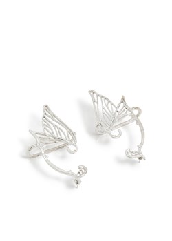 Cropp - Kolczyki w kształcie motyli - srebrny ze sklepu Cropp w kategorii Kolczyki - zdjęcie 170169798