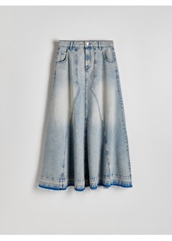Reserved - Jeansowa spódnica maxi - niebieski ze sklepu Reserved w kategorii Spódnice - zdjęcie 170170637