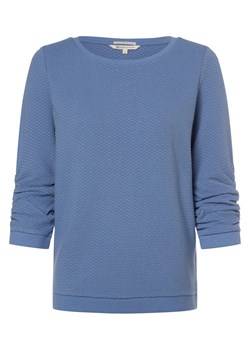 Tom Tailor Denim Bluza damska Kobiety niebieski wypukły wzór tkaniny ze sklepu vangraaf w kategorii Bluzy damskie - zdjęcie 170170799