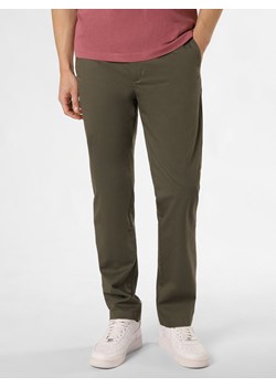 Tommy Hilfiger Spodnie - Denton Mężczyźni Bawełna khaki wzorzysty ze sklepu vangraaf w kategorii Spodnie męskie - zdjęcie 170170847