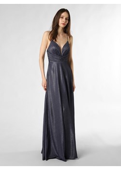Luxuar Fashion Damska sukienka wieczorowa Kobiety granatowy jednolity ze sklepu vangraaf w kategorii Sukienki - zdjęcie 170170856