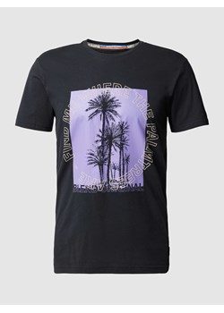 T-shirt z nadrukiem z napisem i motywem ze sklepu Peek&Cloppenburg  w kategorii T-shirty męskie - zdjęcie 170174379