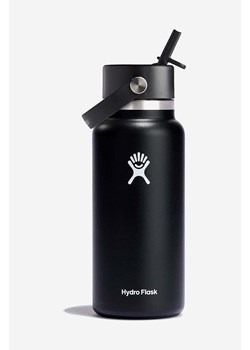 Hydro Flask kolor czarny ze sklepu ANSWEAR.com w kategorii Bidony i butelki - zdjęcie 170175875