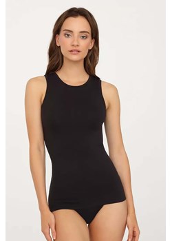 Bezszwowa koszulka damska na ramiączkach czarna Gatta ze sklepu 5.10.15 w kategorii Podkoszulki i halki - zdjęcie 170178769