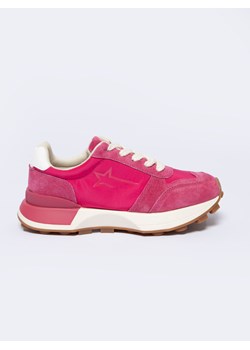 Sneakersy damskie z zamszowymi wstawkami różowe NN274961 602 ze sklepu Big Star w kategorii Buty sportowe damskie - zdjęcie 170181448