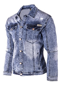 Przejściowa kurtka jeansowa MJ529 jeans ze sklepu Risardi w kategorii Kurtki męskie - zdjęcie 170181498