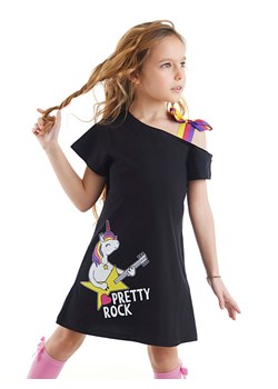 Denokids Sukienka &quot;Unicorn Rock&quot; w kolorze czarnym ze sklepu Limango Polska w kategorii Sukienki dziewczęce - zdjęcie 170185148