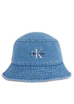 Kapelusz Calvin Klein Denim Bucket K60K611980 Niebieski ze sklepu eobuwie.pl w kategorii Kapelusze damskie - zdjęcie 170185927