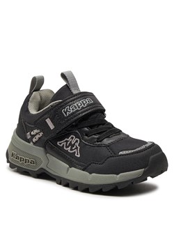Sneakersy Kappa 260973K Black/Grey 1116 ze sklepu eobuwie.pl w kategorii Buty sportowe dziecięce - zdjęcie 170186466