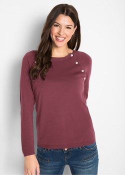 Sweter ciążowy i do karmienia piersią ze sklepu bonprix w kategorii Swetry ciążowe - zdjęcie 170187426