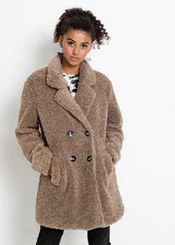 Krótki płaszcz oversized o wyglądzie wełnianego ze sklepu bonprix w kategorii Płaszcze damskie - zdjęcie 170190705