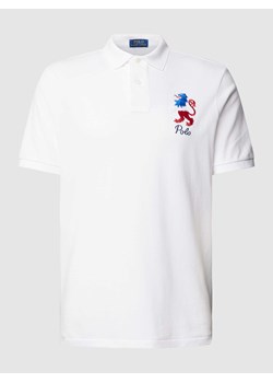 Koszulka polo z wyhaftowanym logo ze sklepu Peek&Cloppenburg  w kategorii T-shirty męskie - zdjęcie 170208499