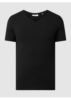 T-shirt z dodatkiem streczu model ‘Lincoln’ ze sklepu Peek&Cloppenburg  w kategorii T-shirty męskie - zdjęcie 170208506