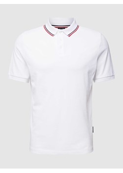 Koszulka polo z paskami w kontrastowym kolorze ze sklepu Peek&Cloppenburg  w kategorii T-shirty męskie - zdjęcie 170208606