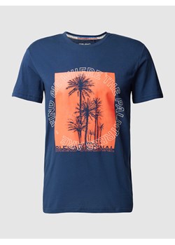 T-shirt z nadrukiem z napisem i motywem ze sklepu Peek&Cloppenburg  w kategorii T-shirty męskie - zdjęcie 170208619