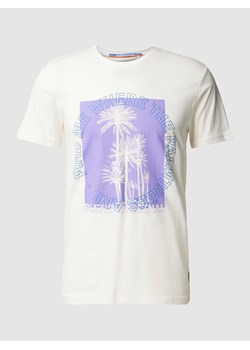 T-shirt z nadrukiem z napisem i motywem ze sklepu Peek&Cloppenburg  w kategorii T-shirty męskie - zdjęcie 170208718