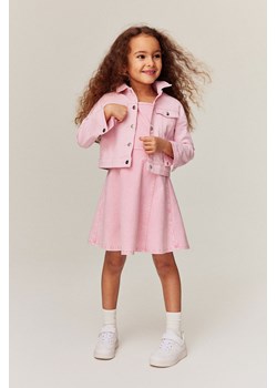 H & M - Kurtka z diagonalu - Różowy ze sklepu H&M w kategorii Kurtki dziewczęce - zdjęcie 170209727