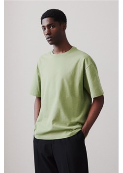 H & M - T-shirt Loose Fit - Zielony ze sklepu H&M w kategorii T-shirty męskie - zdjęcie 170209749