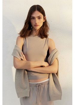 H & M - Top bez rękawów - Brązowy ze sklepu H&M w kategorii Bluzki damskie - zdjęcie 170209799