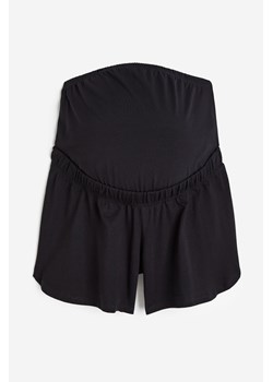 H & M - MAMA Szorty z bawełnianego dżerseju - Czarny ze sklepu H&M w kategorii Spodenki ciążowe - zdjęcie 170209845