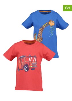 Blue Seven Koszulki (2 szt.) w kolorze czerwonym i niebieskim ze sklepu Limango Polska w kategorii T-shirty chłopięce - zdjęcie 170209999