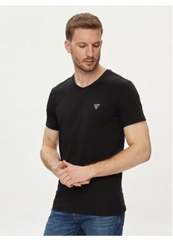 Guess T-Shirt U97M01 KCD31 Czarny Slim Fit ze sklepu MODIVO w kategorii T-shirty męskie - zdjęcie 170211118