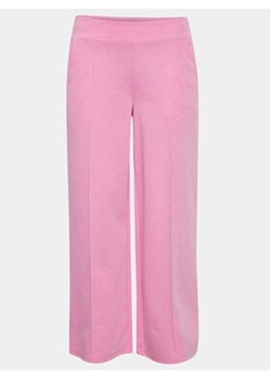 ICHI Spodnie materiałowe 20113287 Różowy Relaxed Fit ze sklepu MODIVO w kategorii Spodnie damskie - zdjęcie 170211615