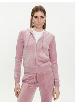 Juicy Couture Bluza Robertson JCAP176 Różowy Slim Fit ze sklepu MODIVO w kategorii Bluzy damskie - zdjęcie 170211875