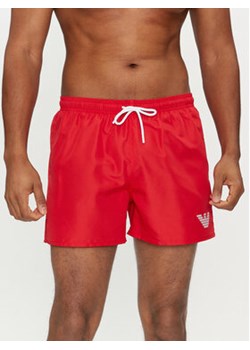 Emporio Armani Underwear Szorty kąpielowe 211752 4R438 00774 Czerwony Regular Fit ze sklepu MODIVO w kategorii Kąpielówki - zdjęcie 170212338