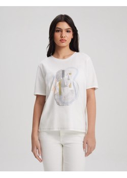 Koszulka AMILLY Off White XS ze sklepu Diverse w kategorii Bluzki damskie - zdjęcie 170213245