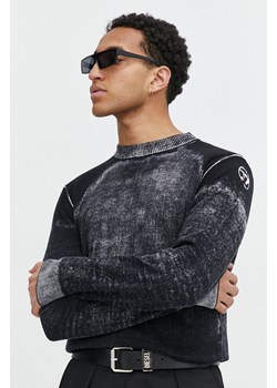 Diesel sweter bawełniany kolor czarny lekki ze sklepu ANSWEAR.com w kategorii Swetry męskie - zdjęcie 170215808