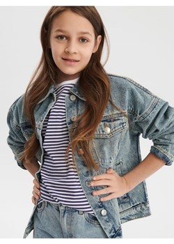 Sinsay - Kurtka jeansowa - niebieski ze sklepu Sinsay w kategorii Kurtki dziewczęce - zdjęcie 170217376