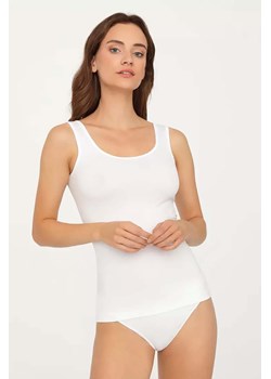 Bezszwowa koszulka damska z szerokimi ramiączkami biała Gatta ze sklepu 5.10.15 w kategorii Podkoszulki i halki - zdjęcie 170218008