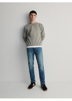 Reserved - Jeansy slim z efektem sprania - indigo jeans ze sklepu Reserved w kategorii Jeansy męskie - zdjęcie 170219438