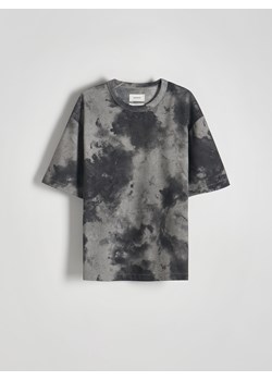 Reserved - T-shirt oversize - jasnoszary ze sklepu Reserved w kategorii T-shirty męskie - zdjęcie 170219565