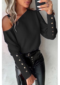 Bluzka KATELENA BLACK ze sklepu Ivet Shop w kategorii Bluzki damskie - zdjęcie 170220056