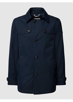 Płaszcz o kroju slim fit z listwą guzikową ze sklepu Peek&Cloppenburg  w kategorii Płaszcze męskie - zdjęcie 170220219