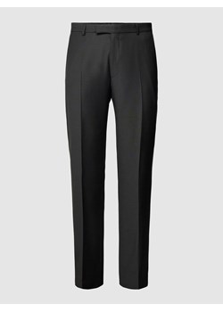 Spodnie garniturowe o kroju modern fit w jednolitym kolorze ze sklepu Peek&Cloppenburg  w kategorii Spodnie męskie - zdjęcie 170220416