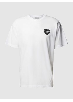 T-shirt z czystej bawełny model ‘BANDANA’ ze sklepu Peek&Cloppenburg  w kategorii T-shirty męskie - zdjęcie 170222175