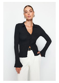 trendyol Bluzka w kolorze czarnym ze sklepu Limango Polska w kategorii Bluzki damskie - zdjęcie 170225467