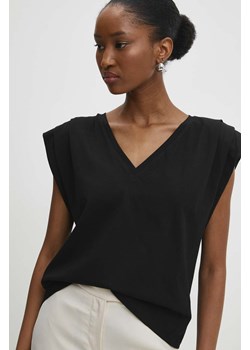 Answear Lab t-shirt damski kolor czarny ze sklepu ANSWEAR.com w kategorii Bluzki damskie - zdjęcie 170226456