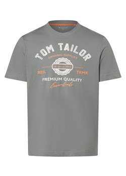 Tom Tailor T-shirt męski Mężczyźni Bawełna szary nadruk ze sklepu vangraaf w kategorii T-shirty męskie - zdjęcie 170230385