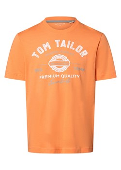 Tom Tailor T-shirt męski Mężczyźni Bawełna morelowy nadruk ze sklepu vangraaf w kategorii T-shirty męskie - zdjęcie 170230387