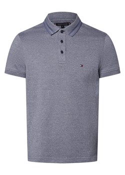 Tommy Hilfiger Męska koszulka polo Mężczyźni Bawełna indygo marmurkowy ze sklepu vangraaf w kategorii T-shirty męskie - zdjęcie 170230406